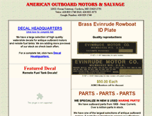 Tablet Screenshot of americanoutboard.com